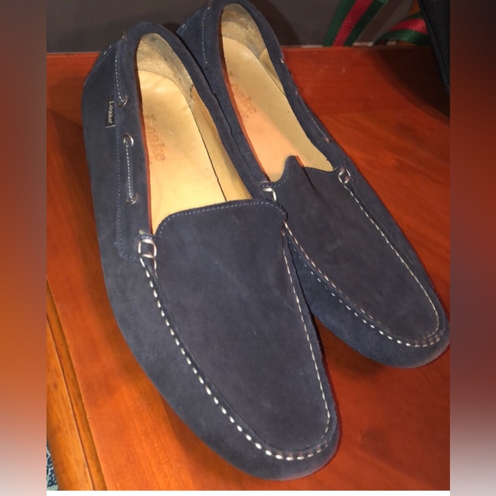 Men's Navy Loafers